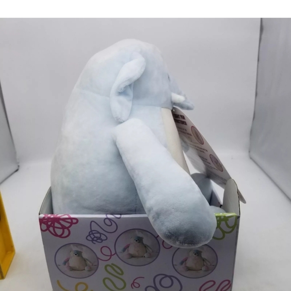 Belly Doodles Elephant Plush with LED Pen Light Blue Doodle Write On Belly Toy - Picture 6 of 6